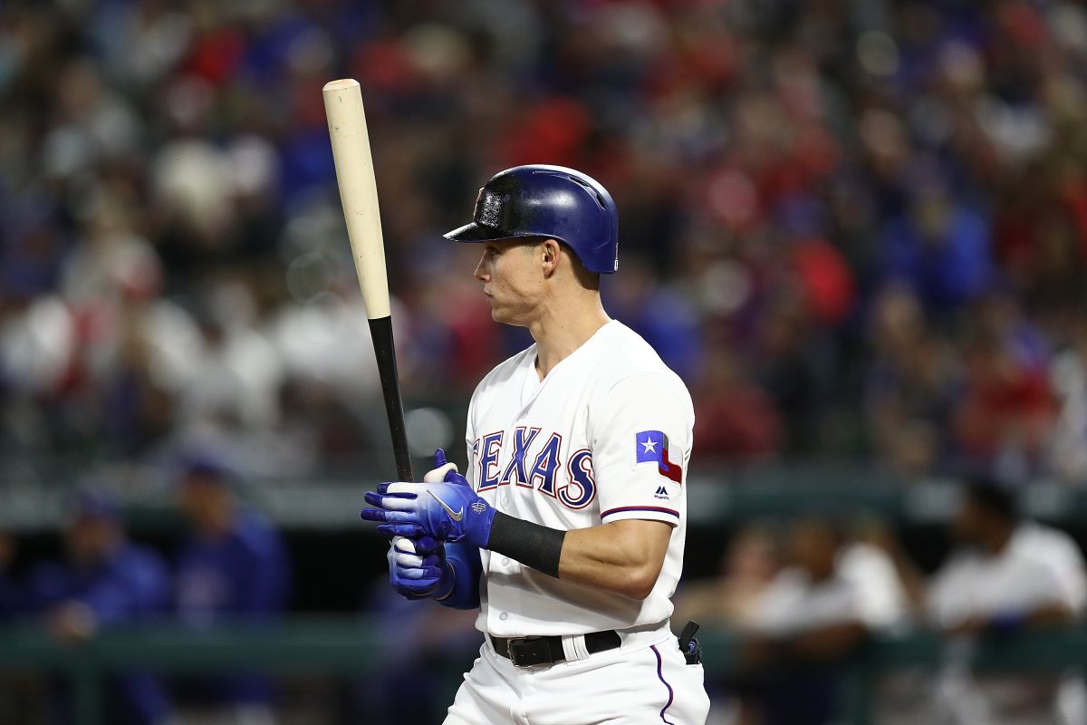 Drew Robinson vistió la camiseta de los Rangers de Texas de la MLB en dos temporadas.