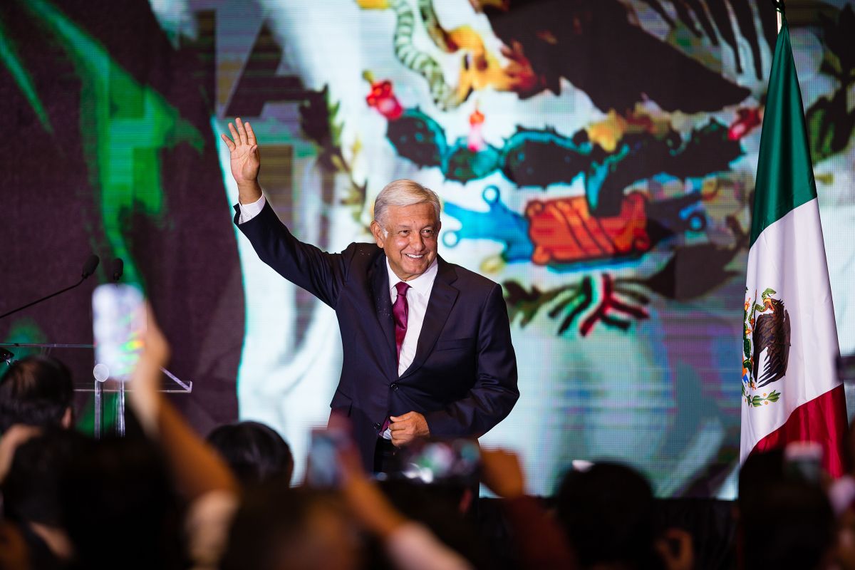 Andrés Manuel López Obrador, presidente de México. 