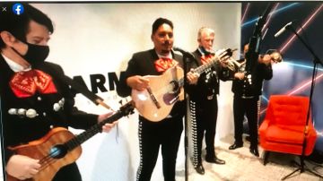 Mariachi Águilas de Piedra en concierto virtual.
