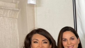 María Antonieta Collins junto a sus colegas