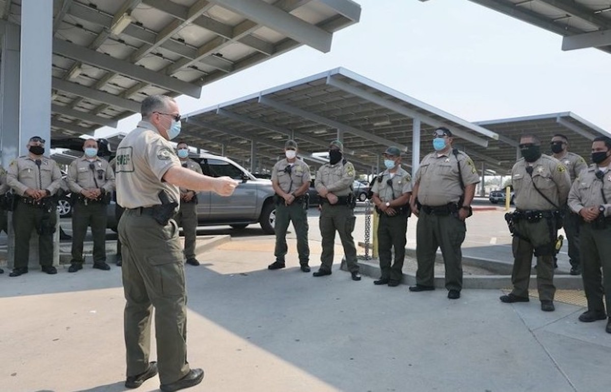 Foto de archivo de Alex Villanueva, jefe del Sheriff de LA. 