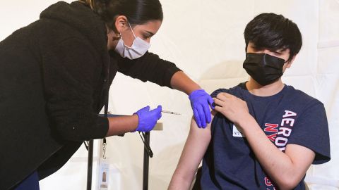 Vacunación en Los Ángeles