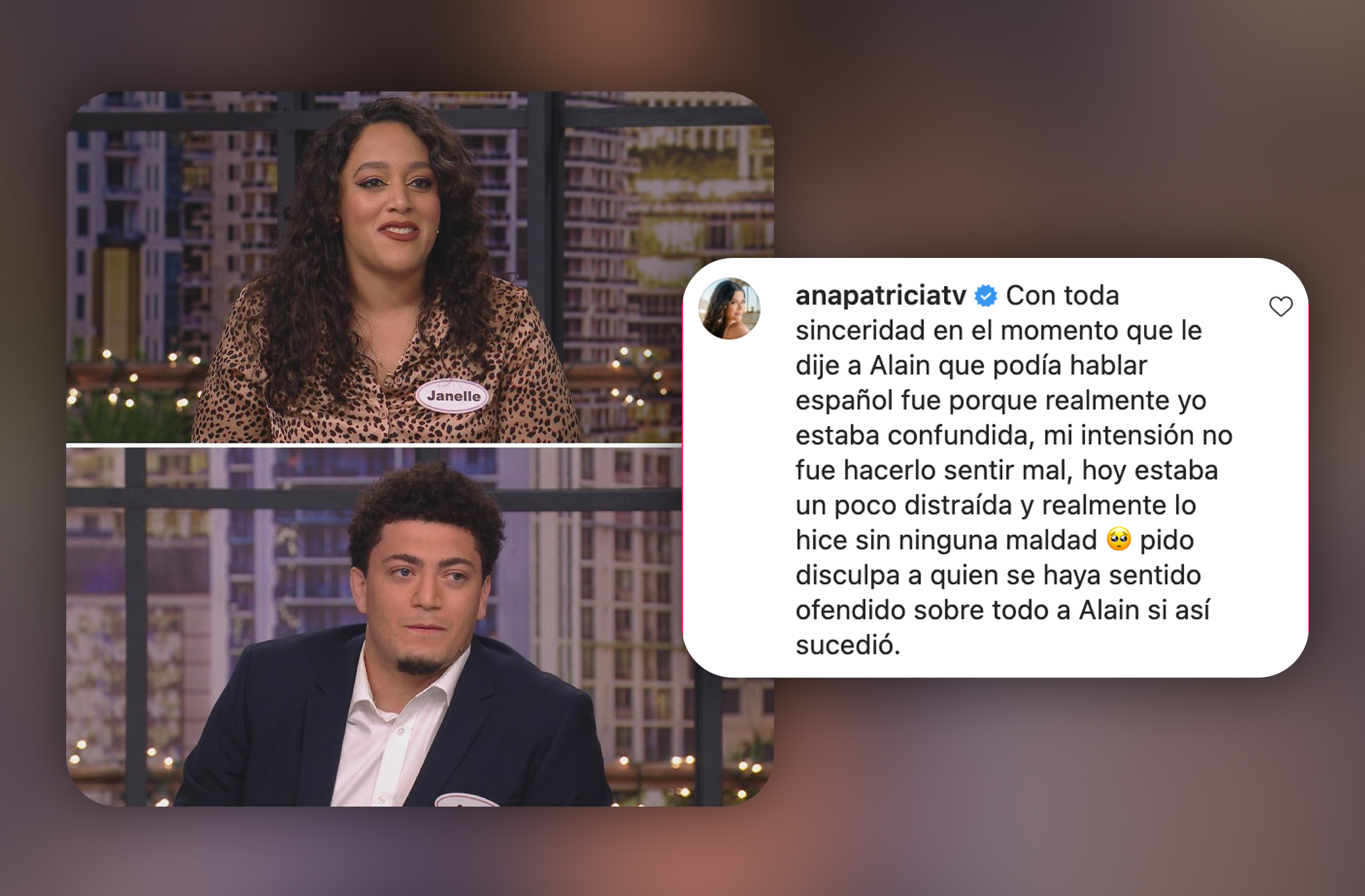 Ana Patricia se disculpa con el público