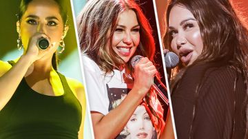Becky G, Thalía y Chiquis Rivera en los ensayos del Latin Grammy Celebra Ellas y Su Música
