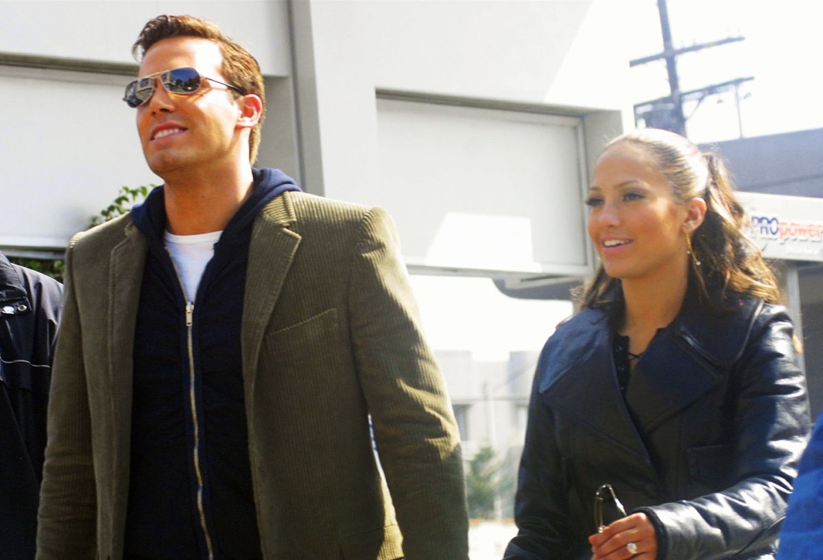 Ben Affleck y Jennifer Lopez en 2002.