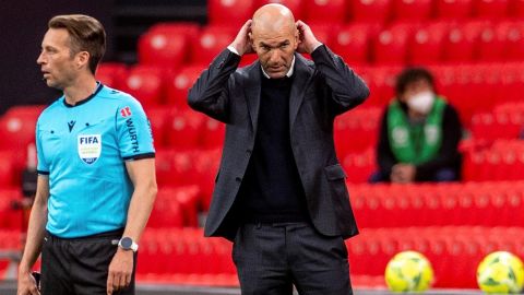 "Cómo le voy a decir a mis jugadores que me voy ahora, es mentira", afirmó Zidane.