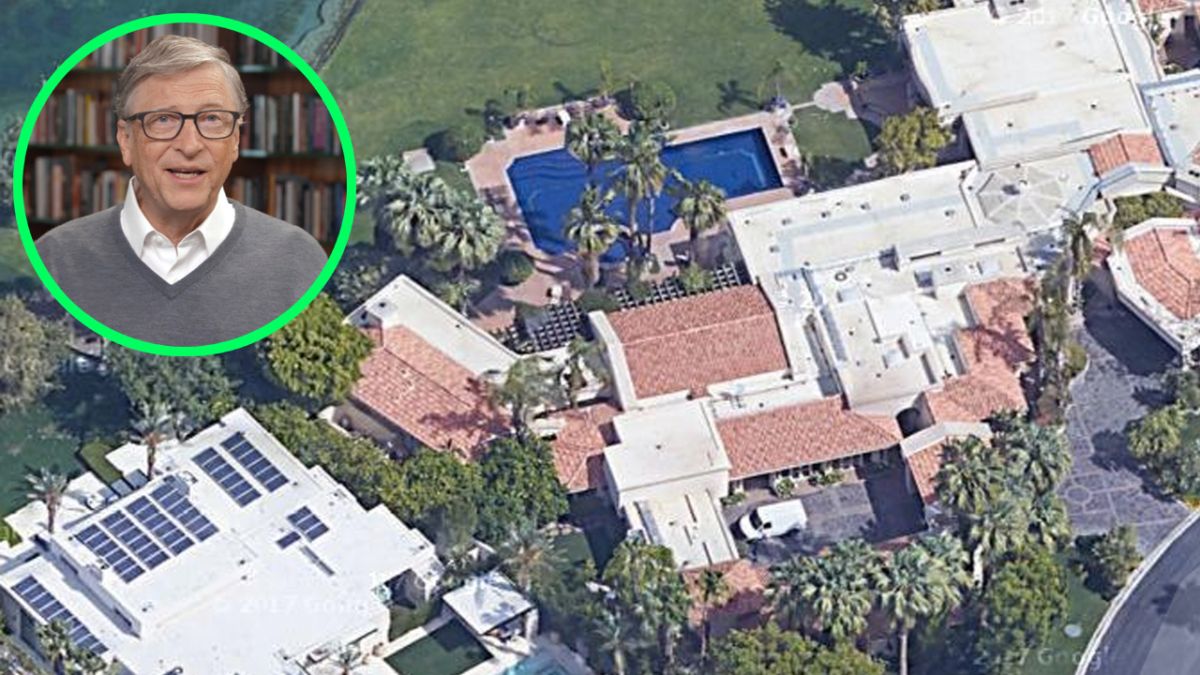 Bill Gates decidió mudarse a la mansión de posee en Indian Wells. 