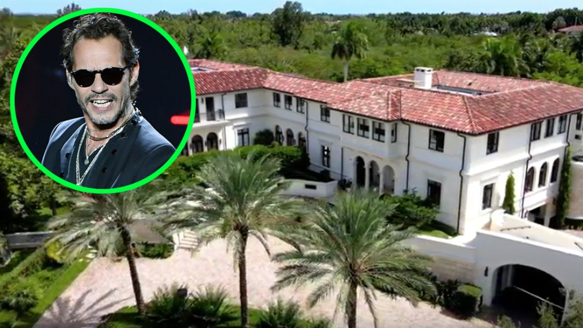 Marc Anthony logró vender la mansión que tenía en Coral Gables y que llevaba ocho meses en el mercado.