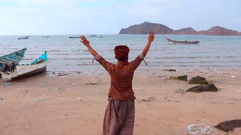 Pescadores en Yemen