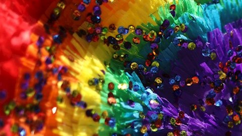 marcha LGBTTTIQ+, en la Ciudad de México.