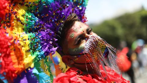 marcha LGBTTTIQ+, en la Ciudad de México.