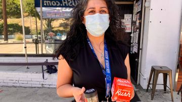 Aíde Castro, una latina enfocada en el negocio de la marihuana en Los Ángeles. (Araceli Martínez/La Opinión)