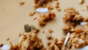 Avena y frutas