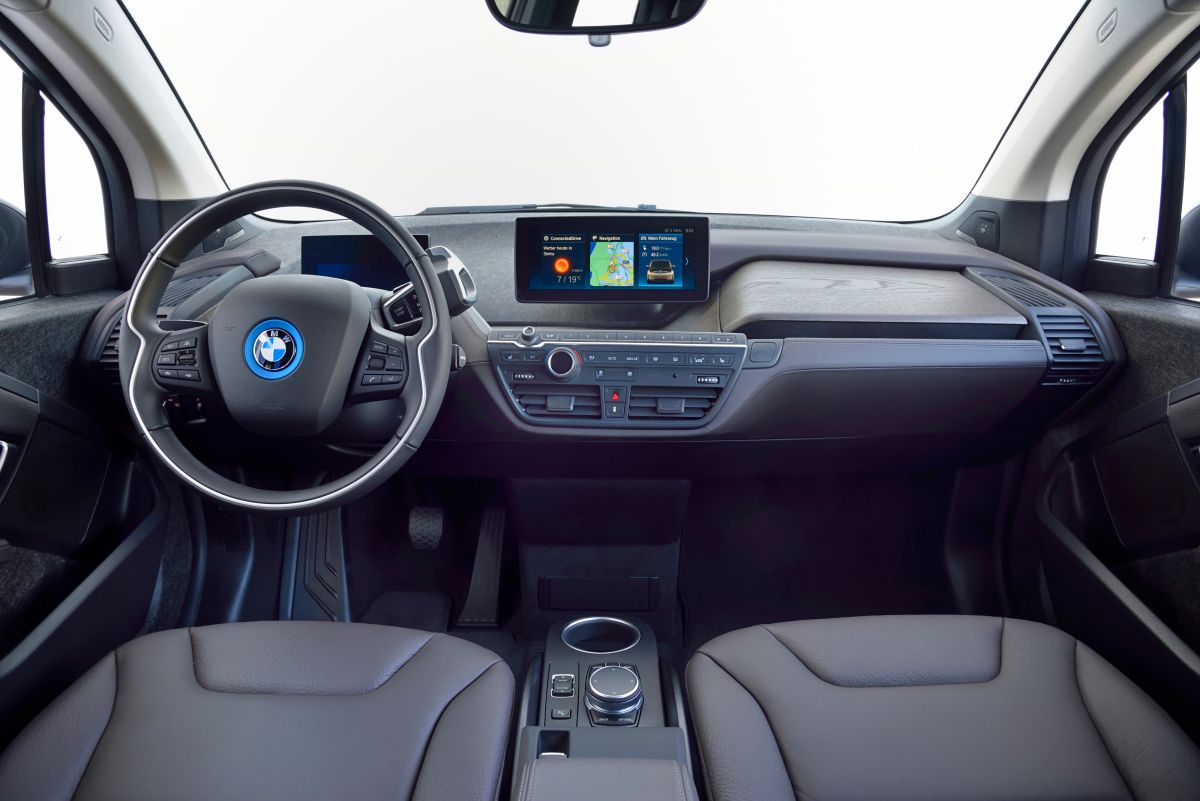 Foto del interior del 2018 BMW i3