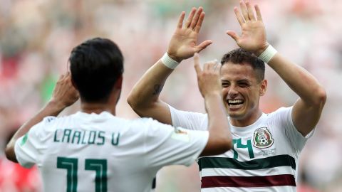 Chicharito y Carlos Vela en desafio de habilidades de la MLS