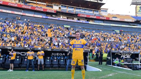 El extremo de 28 años tuvo su primer acercamiento con la afición.