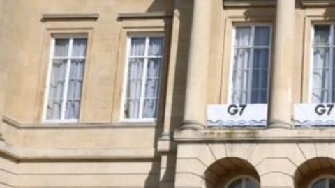 Los ministros de Finanzas del grupo G7.