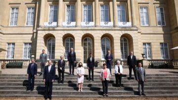 Los ministros de Finanzas del grupo G7.