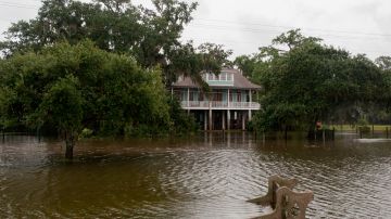 Hay alerta de inundaciones en Louisiana y otros estados del Golfo.
