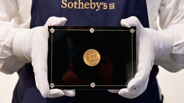 Double Eagle una moneda de oro de 1933 es la moneda más cara del mundo.