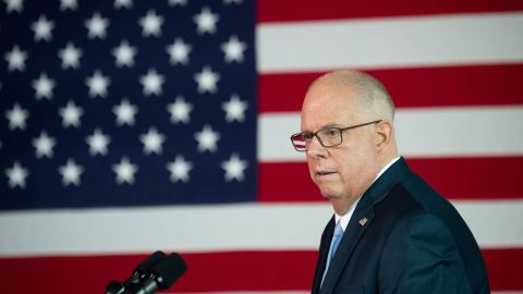 El gobernador de Maryland Larry Hogan.