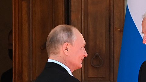 Joe Biden y Vladimir Putin en Ginebra Suiza
