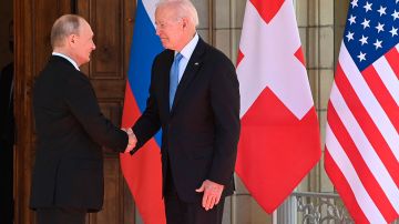 Joe Biden y Vladimir Putin en Ginebra Suiza