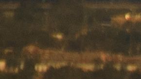 La escultura "La Equis" (La X) en la ciudad mexicana de Ciudad Juárez cerca de la frontera que la separa de El Paso en Texas.