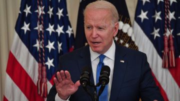Biden habla durante un evento para conmemorar el Mes del Orgullo, en la Casa Blanca el 25 de junio de 2021.