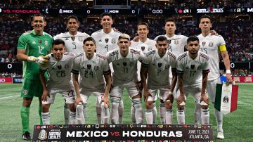 Los 11 que iniciaron por México en el partido contra Honduras.