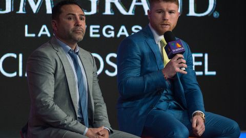 Óscar de la Hoya y Canelo