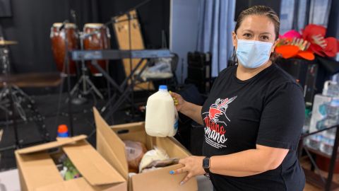 Nancy Torres, directora del Centro de Jornaleros de Pasadena. (Araceli Martínez/La Opinión)