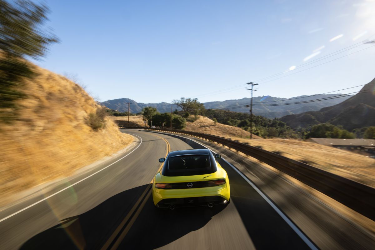 Vista trasera del nuevo Nissan Z