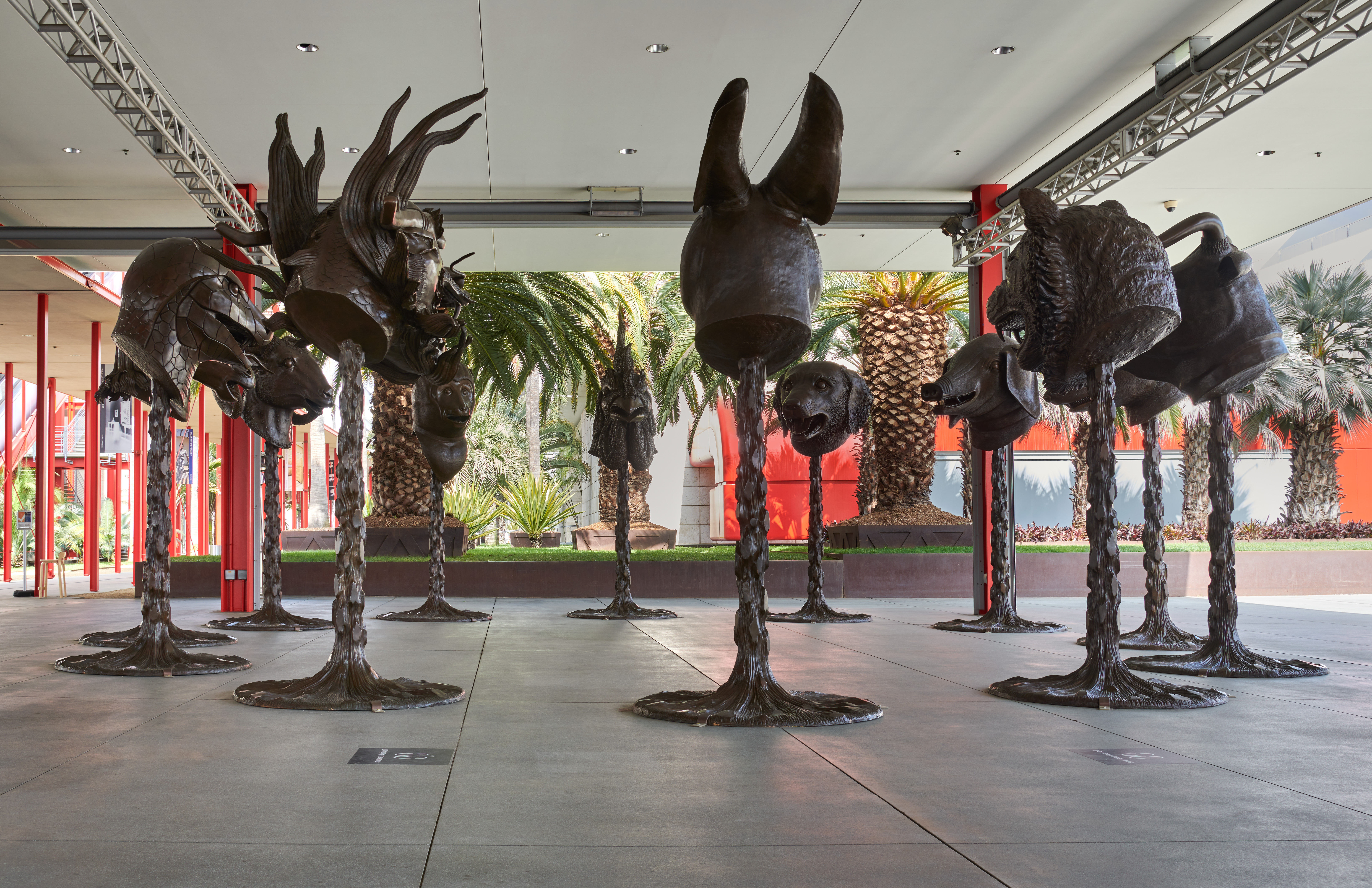 Ai Weiwei, Circle of Animals/Zodiac Heads, Los Angeles County Museum of Art,