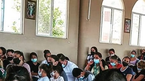 Refugiados en Tijuana.