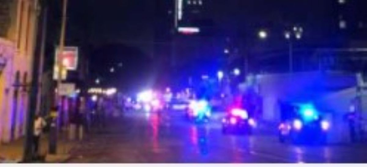 Escena del tiroteo en Austin. 