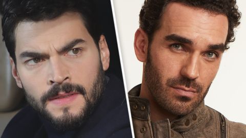 Akin Akinözü, el galán y 'Hercai: Amor y Venganza', y Marcus Ornellas, el galán de 'Si Nos Dejan'.