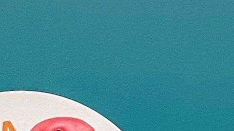 Kristen Frommer posó con el cheque valorado en un millón de dólares.