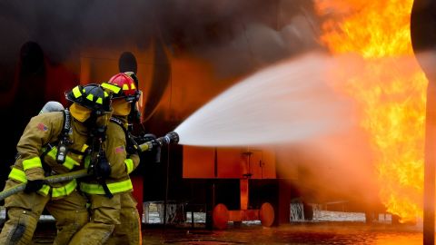 Incendio en edificio