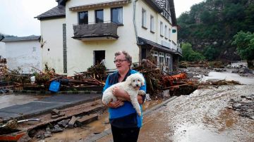Inundaciones en Alemania y Belgica