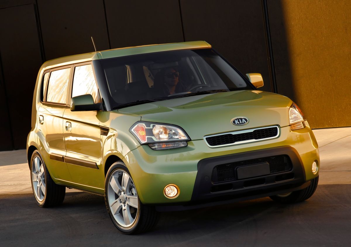 Foto del Kia Soul 2011 en color verde