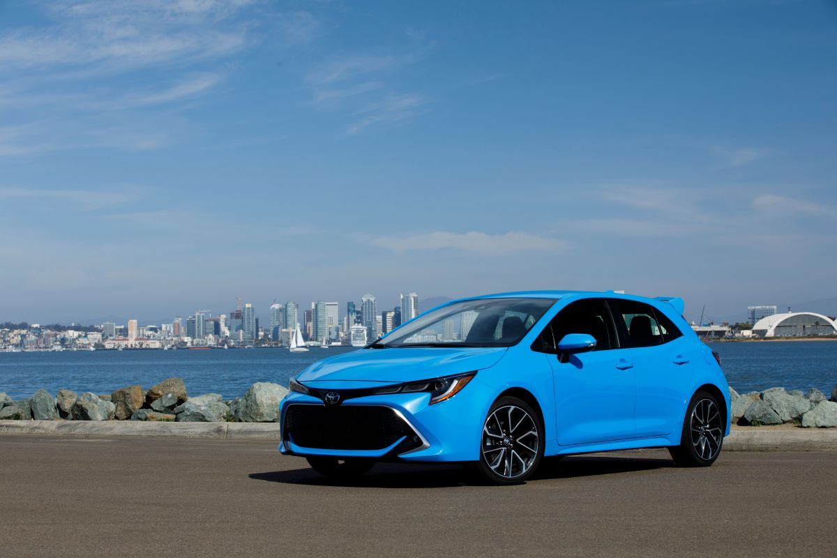 Foto del Toyota Corolla Hatchback en color Azul