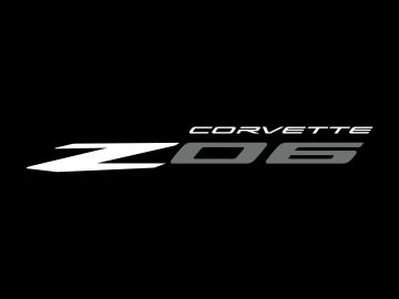 Foto del Logotipo del nuevo Corvette Z06 de General Motors