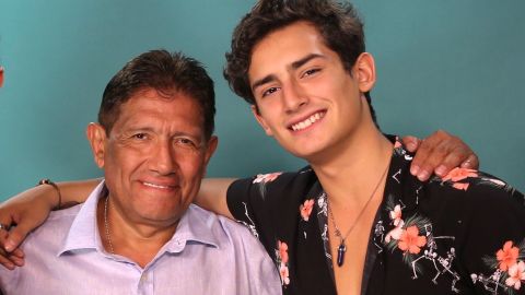 Juan Osorio y su hijo Emilio.