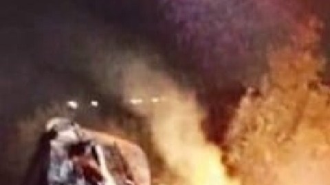 FOTOS: Narcoavioneta se incendia, queda hecha chatarra y mueren sus dos tripulantes