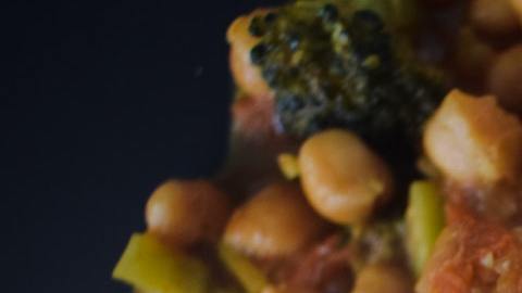 Garbanzos y brócoli