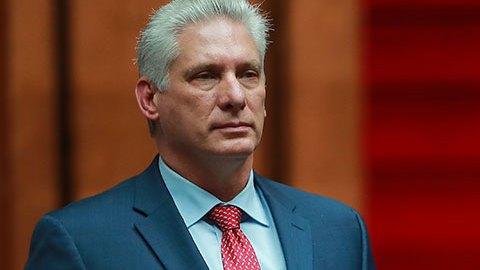 Miguel Díaz-Canel y AMLO