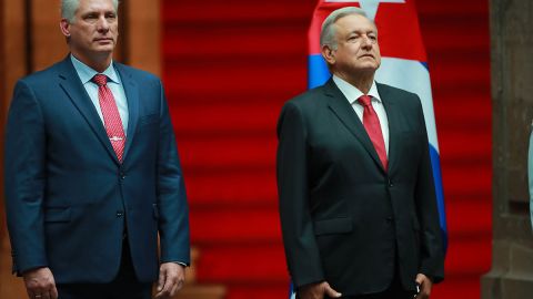 Miguel Díaz-Canel y AMLO