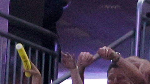 El uso de mascarillas no existió en un juego de la NHL en Las Vegas el 14 de junio.