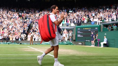 El tenista suizo quedó eliminado en los cuartos de final de Wimbledon.